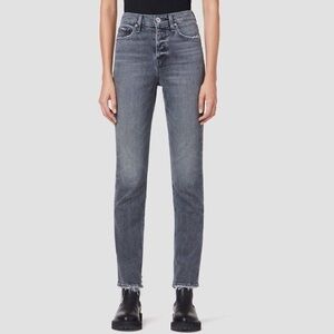NWT Hudson Holly High Waisted Straight Distressed Jeans